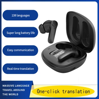 Наушники B11translation с мгновенным переводом на 144 нескольких языков smart voice translator беспроводные наушники для перевода по Bluetooth