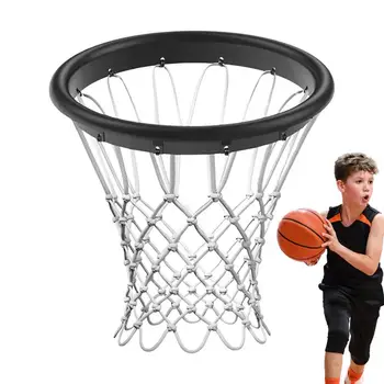 Сетка для баскетбольных колец Уличная портативная баскетбольная сетка из ТПУ для замены спортивного инвентаря на стадионах, в школах, общественных парках 3
