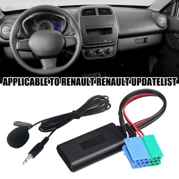 Автомобильный Радиоприемник Зеленый Синий Mini 6Pin 8Pin Разъем Bluetooth-Совместимый 5.0 AUX Кабель-Адаптер для 2005-2011 Renault Radio Updatelist 8