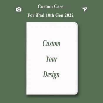 Индивидуальный чехол для iPad 10-го поколения 2022 Funda Cover Противоударный Индивидуальный чехол для планшета Capa с держателем карандаша 23
