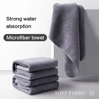 Высококачественное полотенце из микрофибры для автомойки, салфетка для сушки автомобиля, Подшивающая салфетку для ухода за автомобилем, полотенце для стирки деталей 7