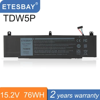 ETESBAY TDW5P Аккумулятор для ноутбука Dell Alienware 13 R3 ALW13C-D1738 D2718 D2728 D2738 D2838 D2508 D2503S D2506S Серии D2715S 16