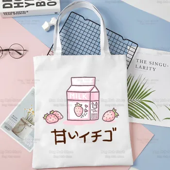 Японская хозяйственная сумка с графическим принтом 