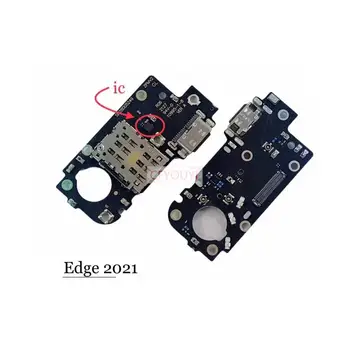 10 шт./лот НОВЫЙ USB-порт для зарядки, разъем для платы, гибкий разъем для Motorola Moto Edge 2021 18