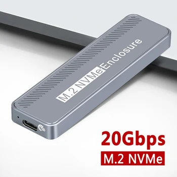 20 Гбит /с Корпус M.2 NVME USB 3.2 GEN 2X2 Type C Корпус NVME SSD для 2230/2242/2260/2280 NVME SSD M / B + M Key Внешний футляр-коробка 21