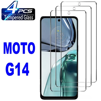2/4 шт. закаленное стекло для Motorola Moto G14 Защитная стеклянная пленка для экрана