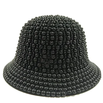 Рыбацкая шляпа Black Pearl, новинка 2023 года, Панама, новая фетровая шляпа, мужская джазовая шляпа, вечерние сценические представления, женская мягкая шляпа
