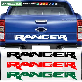 Светоотражающая наклейка на заднюю дверь автомобиля, виниловая наклейка с изображением хвоста на заднем багажнике для внедорожных аксессуаров Ford Ranger Raptor 4X4 8