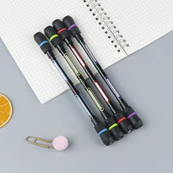 Креативная простая ручка, учащиеся выбирают ручку-роллер, интересная рука выбирает черную ручку на водной основе, 11