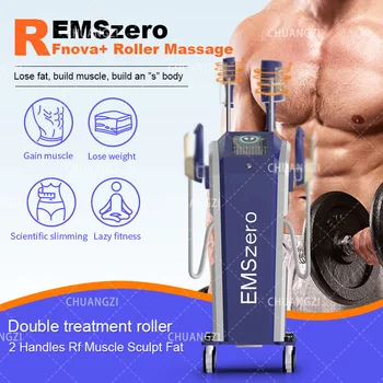 EMSzero 2 В 1 для похудения, роликовый массаж с внутренним шариком, похудение, EMS-шейпинг, наращивание мышц, уменьшение жира, машина для лепки тела
