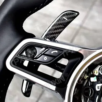 Углеродное волокно для Porsche 991 718 Удлинитель лопасти переключения передач рулевого колеса автомобиля Модификация гоночного автомобиля Украшение рулевого колеса 3