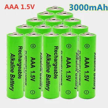 Бесплатная доставкаоригинальная Батарея 1.5 V AAA 3000mAh NI-MH Аккумуляторная Батарея 1.5 V AAA для Часов, Мышей, Компьютеров, Игрушек и так далее +
