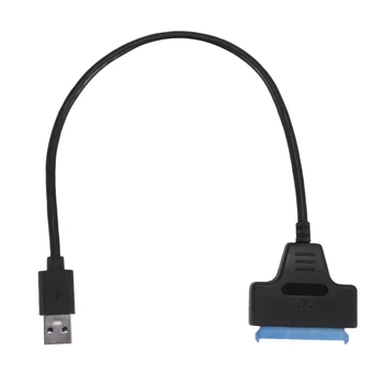 Кабель-адаптер жесткого диска SATA с USB 3.0 на 2,5 дюйма, конвертер SATA в USB 3.0-черный 21