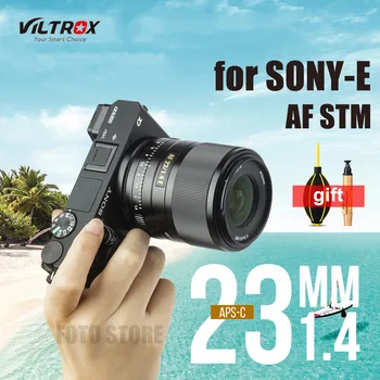 Viltrox 23 мм F1.4 STM E-Mount Объектив камеры с автоматической Фокусировкой и Большой диафрагмой для Sony A6300 A6600 A9 A7RIII A7M3 A7 III A7RIV 9