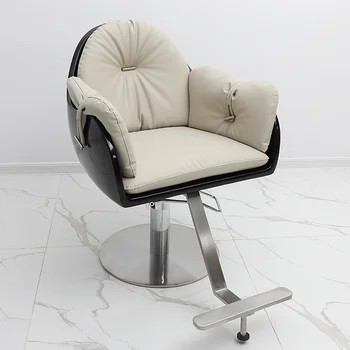 Эргономичные парикмахерские кресла для ногтей, вращающиеся Педикюрные косметические принадлежности, роскошные парикмахерские кресла, мебель для салона красоты Sillas MR50BC 15