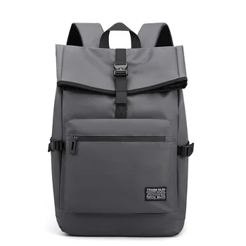 Мужской рюкзак, водонепроницаемый Оксфорд, 15,6-дюймовый ноутбук, школьная сумка для студентов колледжа 4