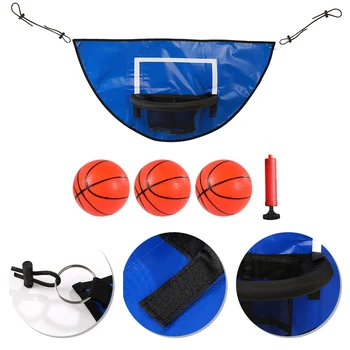 Баскетбольная подставка 90 * 50 см Баскетбольная подставка Синего цвета, держатель рамки, Подставка из ПВХ, Солнцезащитный батут, Универсальный особенный 22
