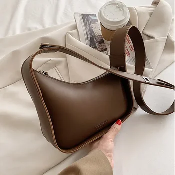 Сумка через плечо из искусственной кожи, роскошные брендовые Модные женские сумки для подмышек, квадратная дизайнерская сумка на плечо 7