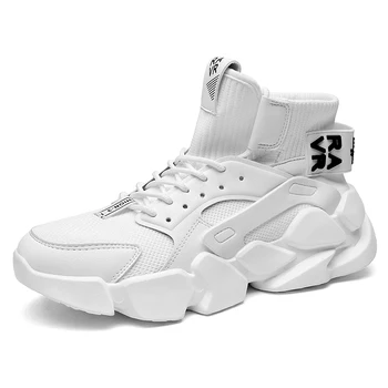 Баскетбольная обувь, мужской дизайн, толстая подошва, бег для фитнеса, Дышащая спортивная обувь на открытом воздухе, Мужские кроссовки, размер 12, увеличивающие рост 13