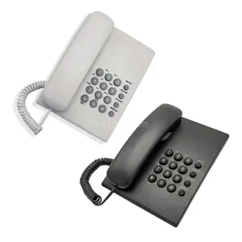 Проводной телефон с большой кнопкой Настольный стационарный телефон для пожилых людей с проводной громкой связью 22