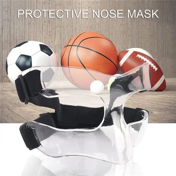 Защита носа для сломанного носа, Регулируемая Баскетбольная маска для лица, Спортивные Тренировочные Маски, Защита носа для баскетбола