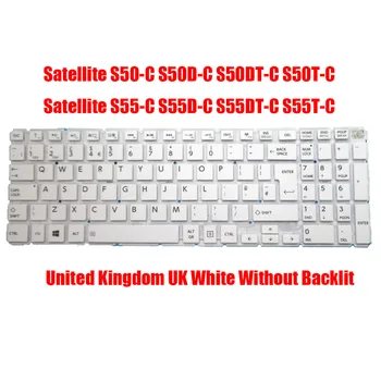 США Великобритания GR IT Клавиатура для ноутбука Toshiba Satellite S50-C S50D-C S50DT-C S50T-C S55-C S55D-C S55DT-C S55T-C Английский Немецкий Итальянский 21