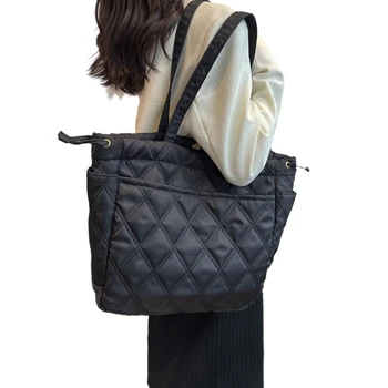 Стильная Нейлоновая сумка через плечо для Женщин Большой Емкости Messenger Tote Bag для Модных пассажиров Пригородных поездов и покупателей 517D