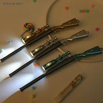 1 шт. светящийся пистолет 0,5 мм, игрушечная ручка для моделирования, креативная гелевая ручка в форме пистолета, подарок для детей, стационарные школьные принадлежности 8