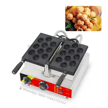 Хлебопекарное оборудование Машина для производства ореховых вафельниц, Электрическая Машина для приготовления ореховых тортов, Вафельница для ореховых яиц на продажу 6