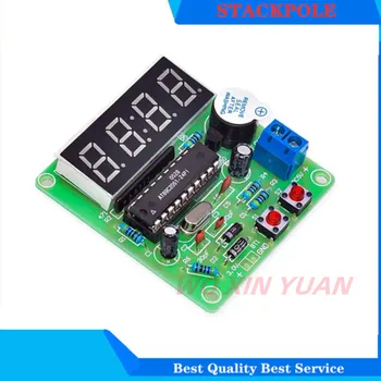 AT89C2051 Цифровые 4-битные электронные часы, набор для электронного производства, набор для обучения DIY для Arduino