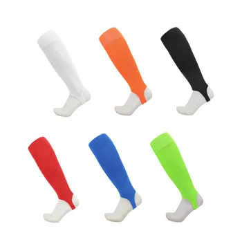 Профессиональные футбольные носки высокоэластичные противоскользящие носки с длинной трубкой для защиты икр, леггинсы для взрослых, футбольные рукава 23