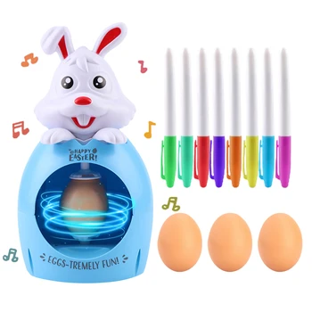 Набор для раскрашивания Пасхальных яиц Egg Painter Для мальчиков и девочек, Подарок для раскрашивания своими руками, Многоцветный со звуком и светом 15