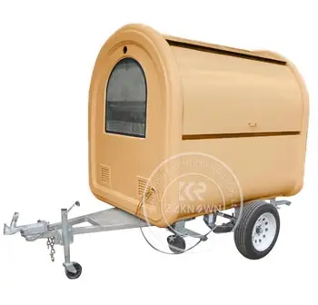 Закусочный автомат Фургон-концессия Продовольственный трейлер Тележка для мороженого и хот-догов 18
