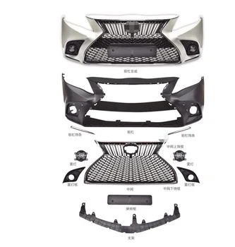 Автомобильные бамперы для Toyota Camry 2007-2011 2012-2014 2018 Обновление обвесов решетки переднего бампера в стиле LX 2018 6