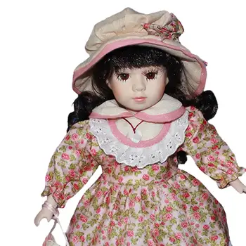Керамическая кукла, модель людей, Красивая кукла принцессы в деревенском стиле, Миниатюрные фарфоровые фигурки для украшения, подарок детям на День рождения