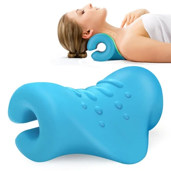 Подушка для хиропрактики, устройство для вытяжения шейки матки и шейный растяжитель, релаксант для шеи и плеч 2