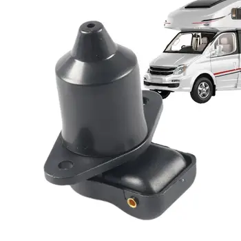 3-контактный штекер для прицепа, Розетка для прицепа, Адаптер для подключения с резиновой прокладкой для коммерческого автомобиля, автомобиля RV, прицепа 14
