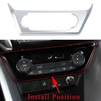 Внутренняя Центральная приборная панель, накладка на панель выключателя кондиционера для Mitsubishi Eclipse Cross 2018-2021 Аксессуары 15