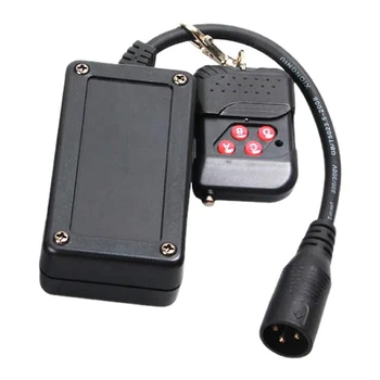 Портативный 3-контактный XLR Беспроводной приемник дистанционного управления для установки дыма и тумана DJ Stage Controller Receptor Fogging 400 Вт 900