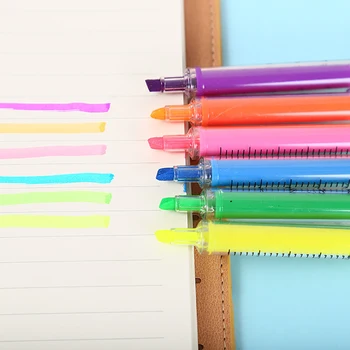 6шт Милый креативный шприц-цветной маркер для рисования, ручка, ученический ребенок, маркер для рисования, Цветная ручка, Офисные школьные канцелярские принадлежности