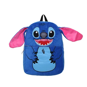 Рюкзак MINISO Disney Stitch, школьная сумка унисекс для студентов в стиле аниме, косплей, Мультяшная сумка для книг, дорожный рюкзак для ноутбука, уличная сумка