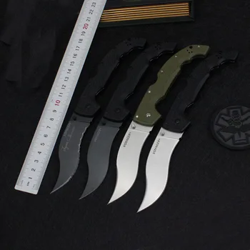 Карманный Складной нож ColdSteel с лезвием 8cr13 для охоты на выживание Тактическая ручка из нейлонового волокна Открытый Портативный EDC Рыболовный Походный Нож