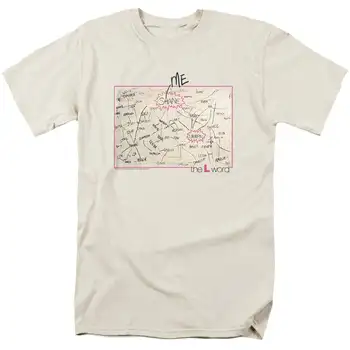 Слово L, диаграмма - мужская футболка обычного кроя 16