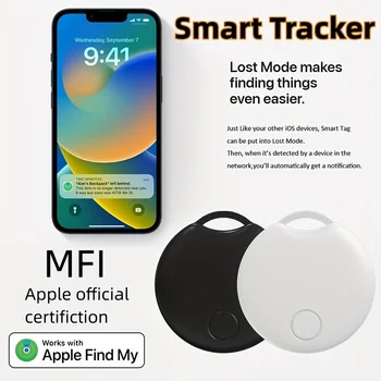 GPS Mini Tracker MFI Сертифицированное Устройство для Напоминания о Потере ключей-Кошелек Car Smart Air Tag Работает с системой Apple Find My IOS 2