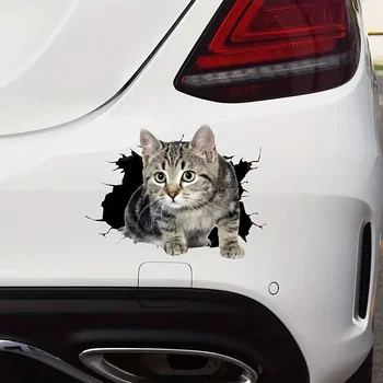Автомобиль acesssories наклейки 3D кошка стикер, кот личность заблокировать теле царапины автомобиля мотоцикла прицепа внедорожников ноутбуке Windows родов 1