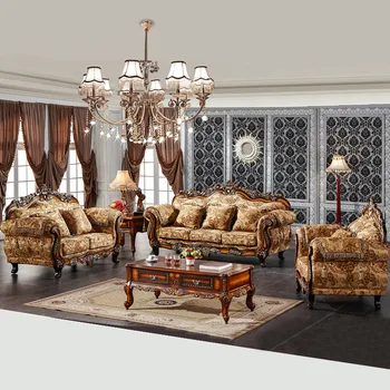 Европейский стиль, современный Тканевый диван, Роскошный высококачественный диван из массива Дерева, американский классический диван для гостиной 3
