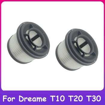 2 шт. Для ручного пылесоса Dreame T10 T20 T30, Моющийся высокоэффективный передний фильтр