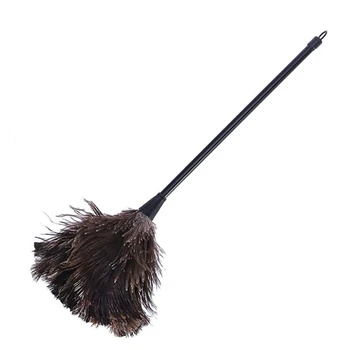 Щетка для чистки перьев Ostrich Duster с длинной ручкой для удаления компьютерной пыли 10