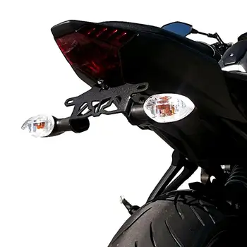 Держатель номерного знака со светодиодной подсветкой для YAMAHA MT07 FZ07 MT-07 FZ-07 2014 15 16 17 18 Очиститель заднего крыла мотоцикла 10