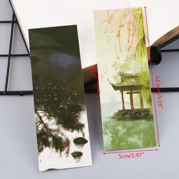 30 шт. для креативных китайских бумажных закладок, открыток для рисования, ретро красивого челнока 24